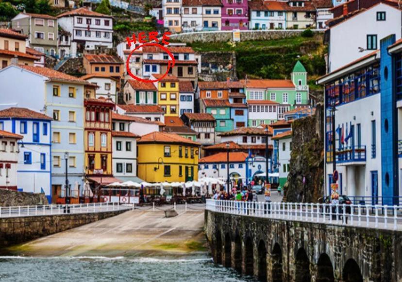 Casa De Pescadores Con Vistas Al Mar Cudillero Bagian luar foto
